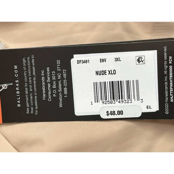 BALI Comfort Revolution EasyLite Shaping Wireless Bra 3XL - Picture 5 of 8